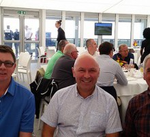 Guests of OUI Scotland - Gavin Shand, Brian Sinclair(Monitor Systems) and Ian Bissett